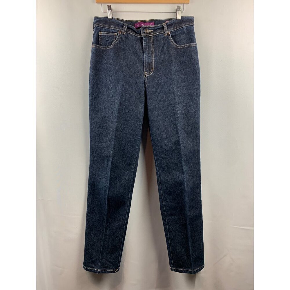 Women's Gloria Vanderbilt Dark Blue Denim Jeans Size 10